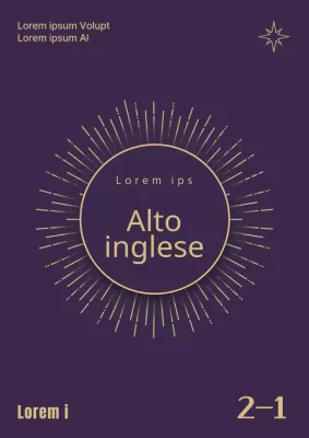 Libro di interrogazioni di classe per le scuole superiori in viola e oro