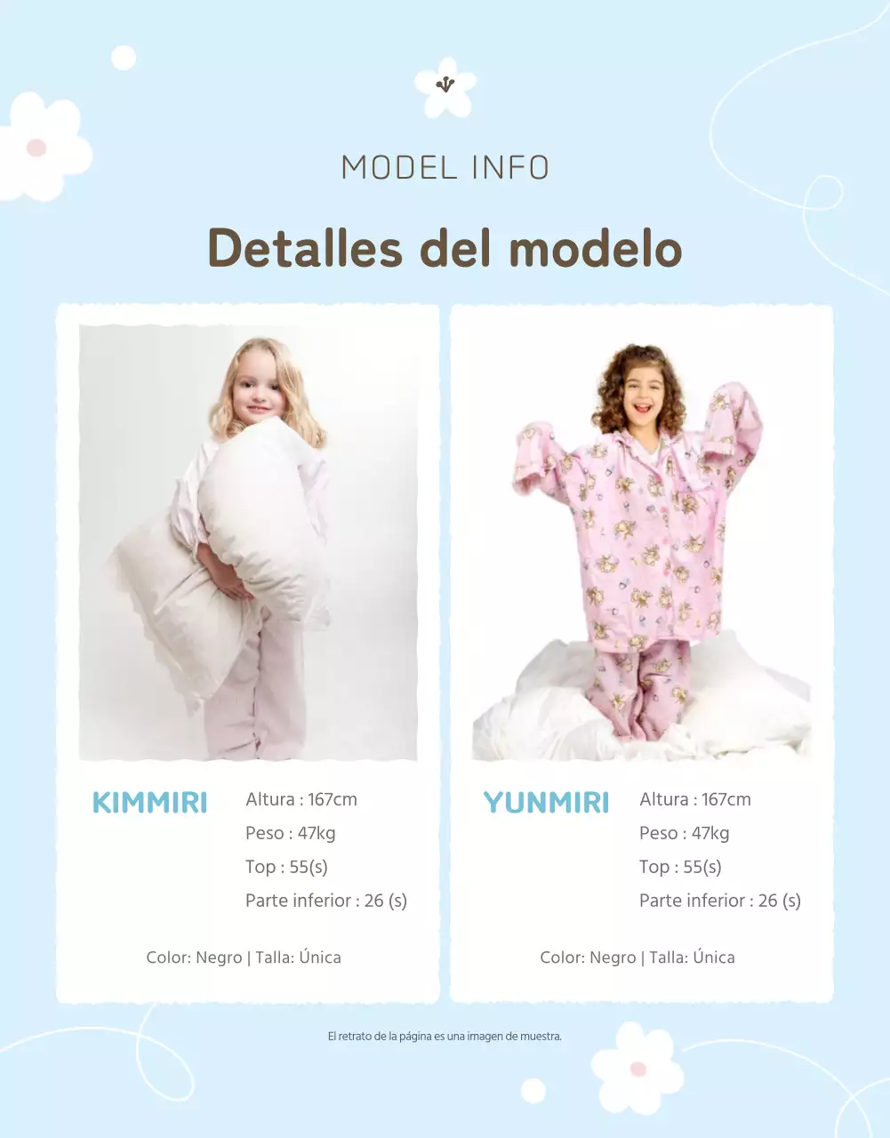 Bonita ropa de primavera para niños en amarillo y azul Información sobre el producto