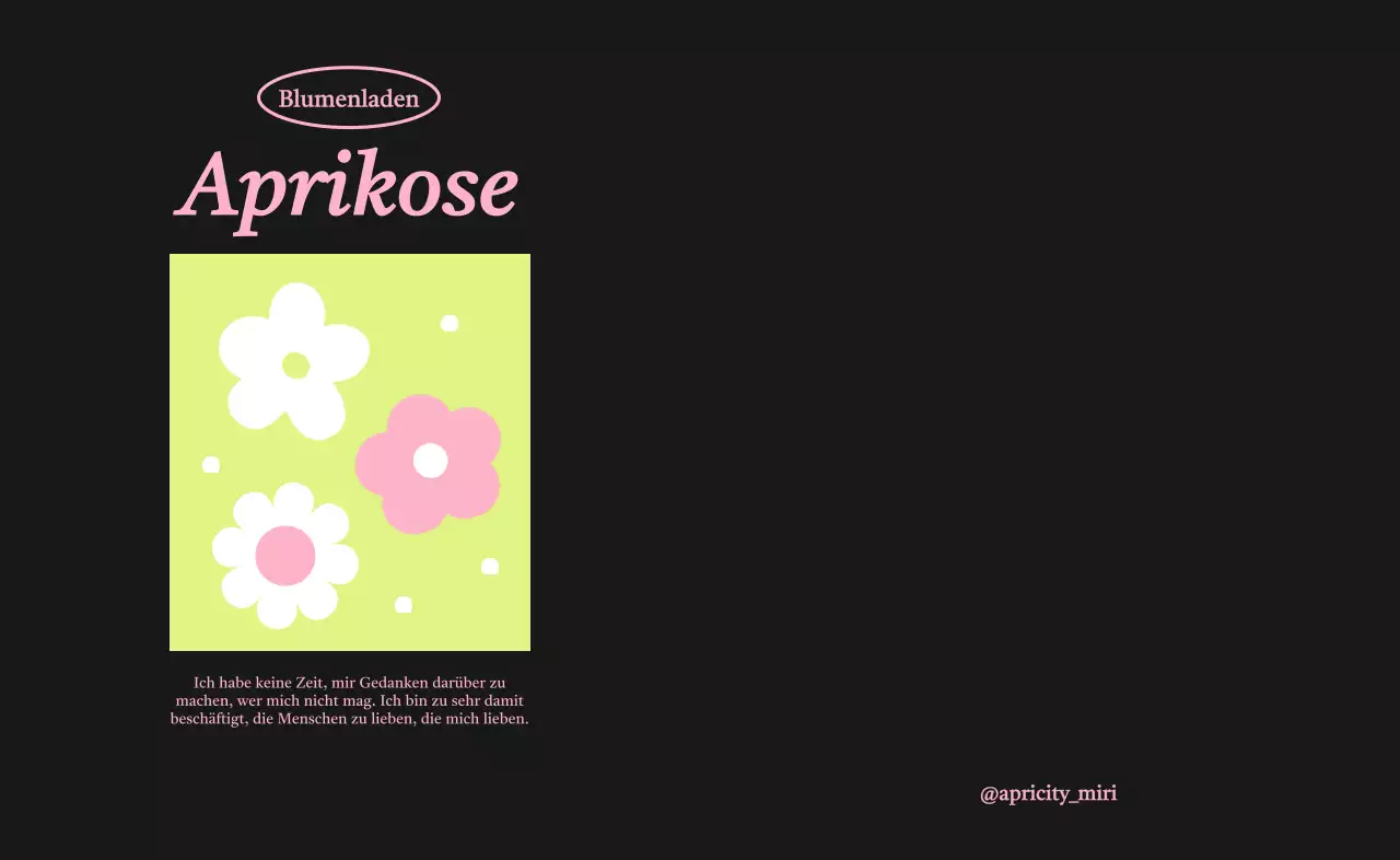 Ein hübsches Blumendesign für Ihre nächste Werbeaktion