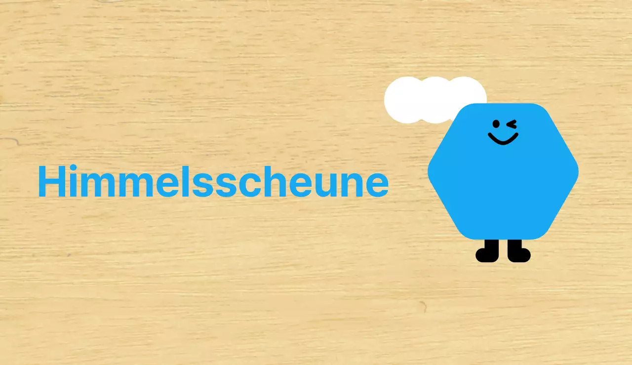 Illustrierter Leitfaden für Vorschulkinder mit blauem Zeichen