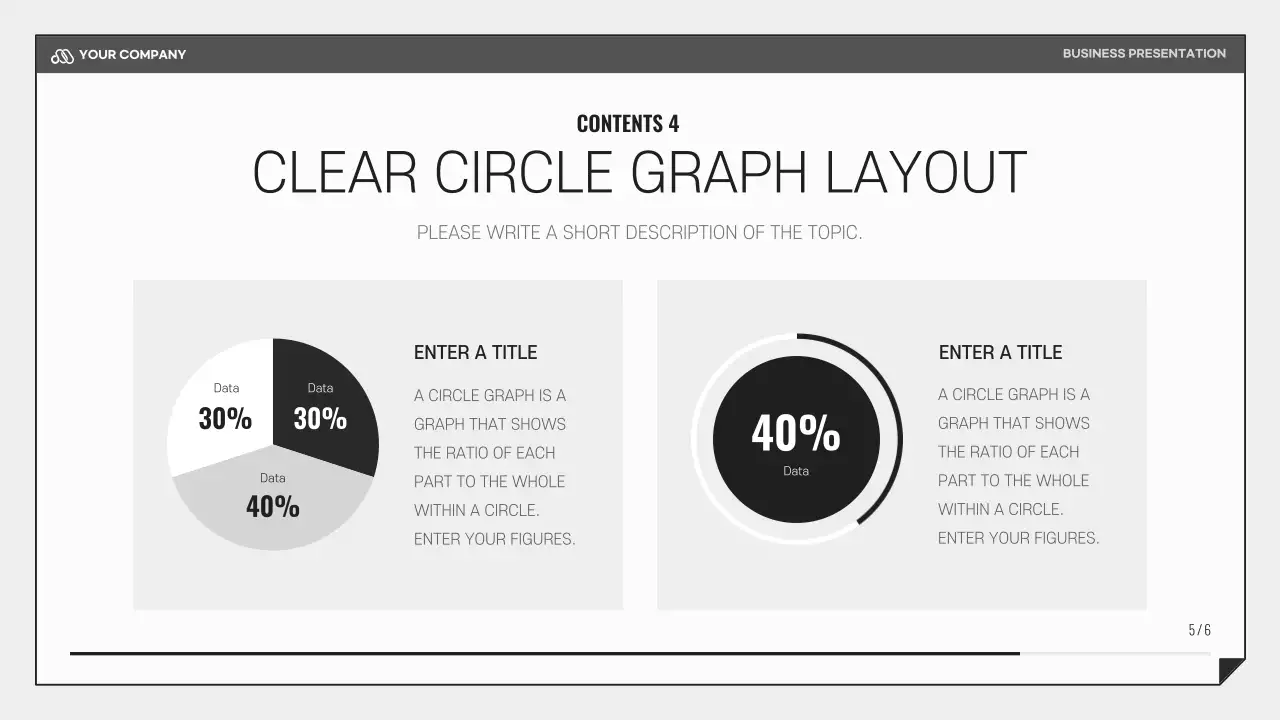 White Minimal Business Report Presentation