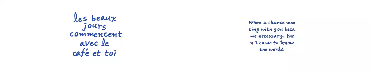 Merchandise yang terinspirasi dari gaya vintage dengan tulisan tangan dan karya seni yang digambar tangan