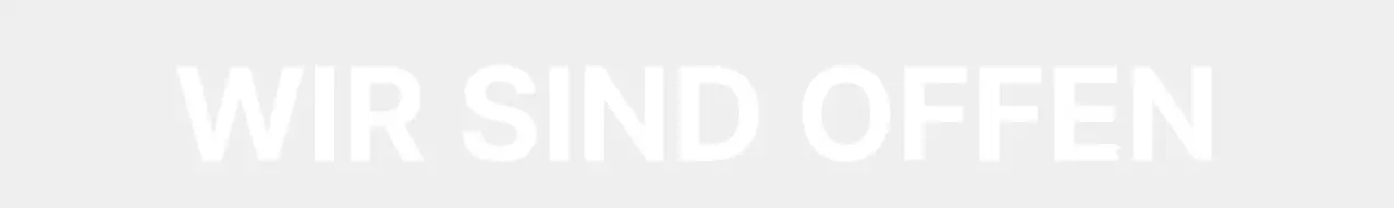 Weißer roter Schriftzug saubere Betriebszeiten