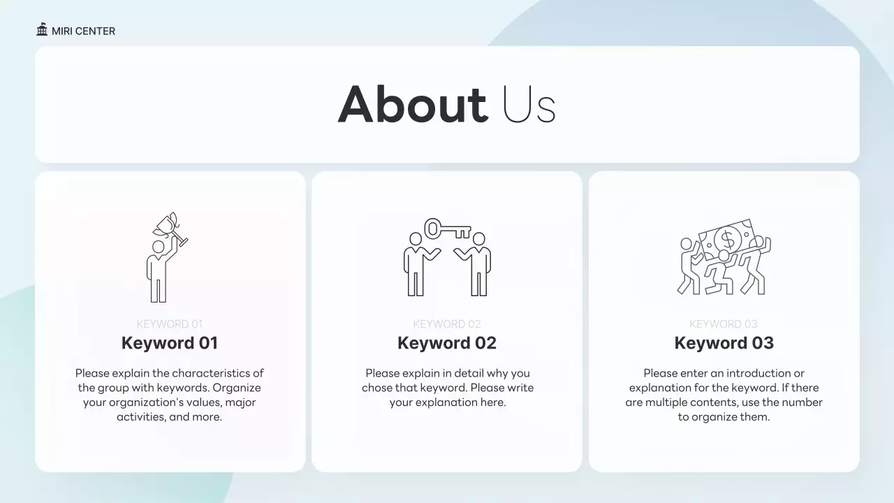 민트 모던 NGO 프레젠테이션