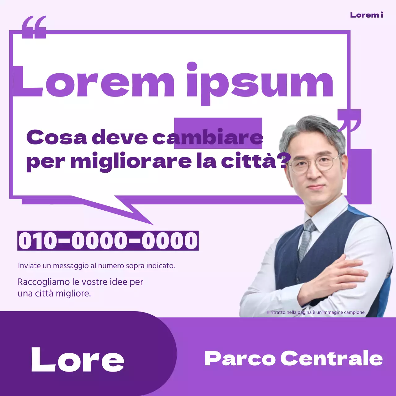 Una semplice promozione parlamentare viola