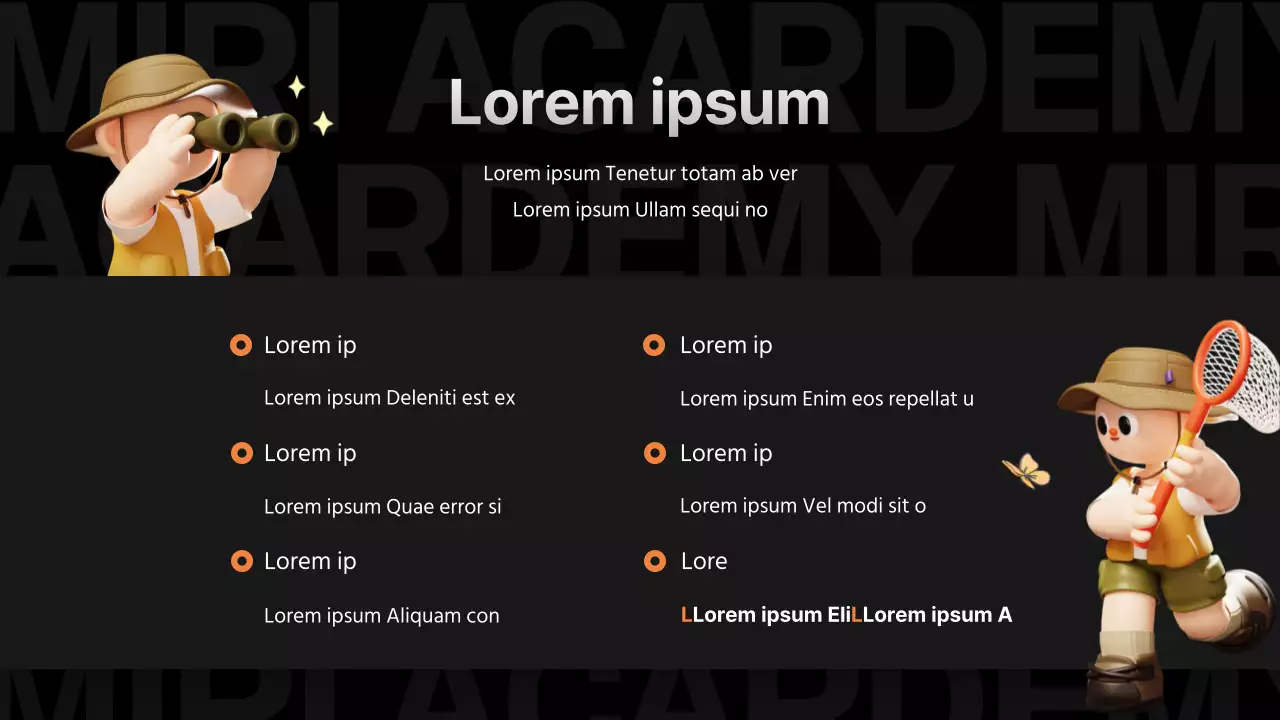 Werben Sie für die Farben Schwarz und Orange