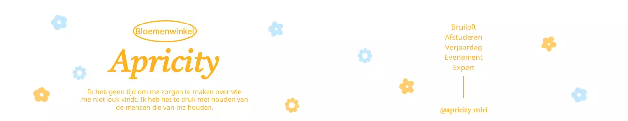 Een schattig bloemenontwerp voor je volgende promotie