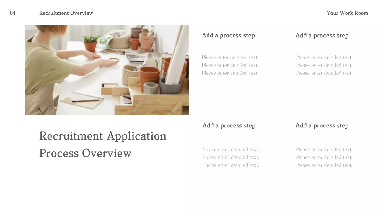 Promote your space rental business with a simple white background