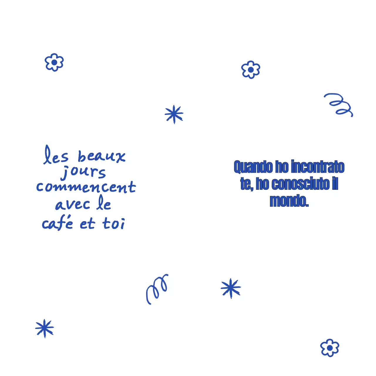 Merchandising di ispirazione vintage con testo scritto a mano e grafica disegnata a mano