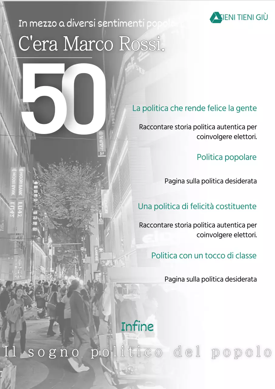 Promuovere i candidati alle elezioni con abstract e semplicità