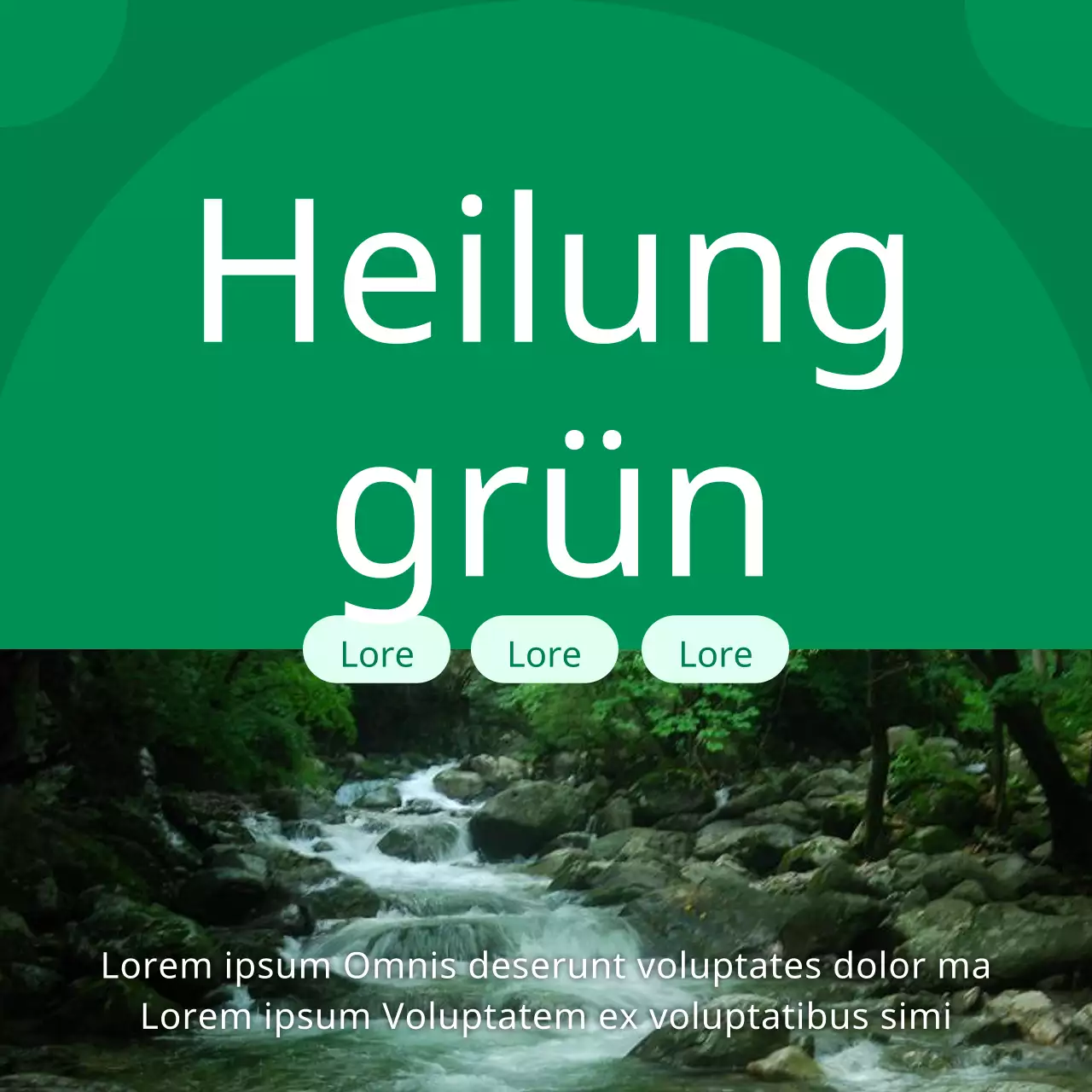 Einfache Social-Media-Cover in Orange und Regenbogenfarben