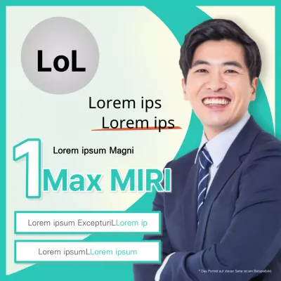 Förderung einer einfachen Wahlkampagne in Minze und Weiß