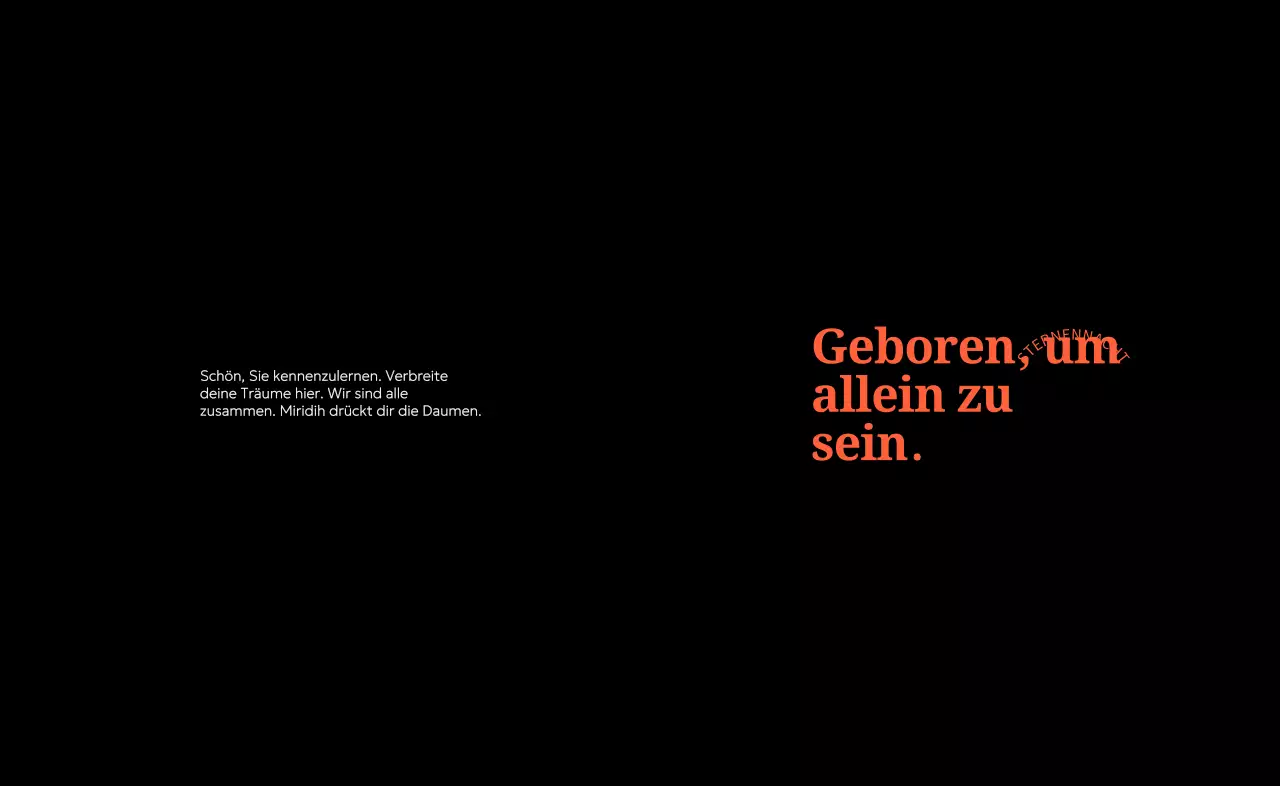 Vintage-inspiriertes Corporate Welcome Kit mit roter Serifenschrift und geschwungenem Text