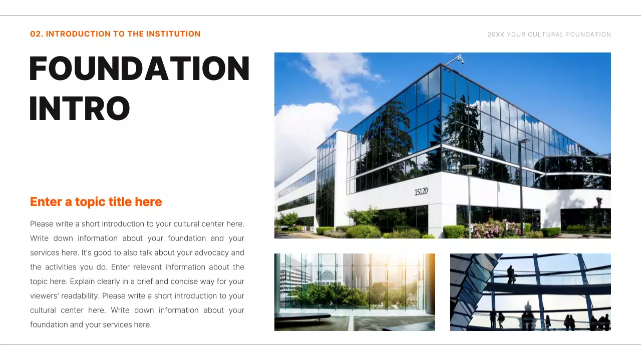 오렌지 모던 기관 보고서 발표