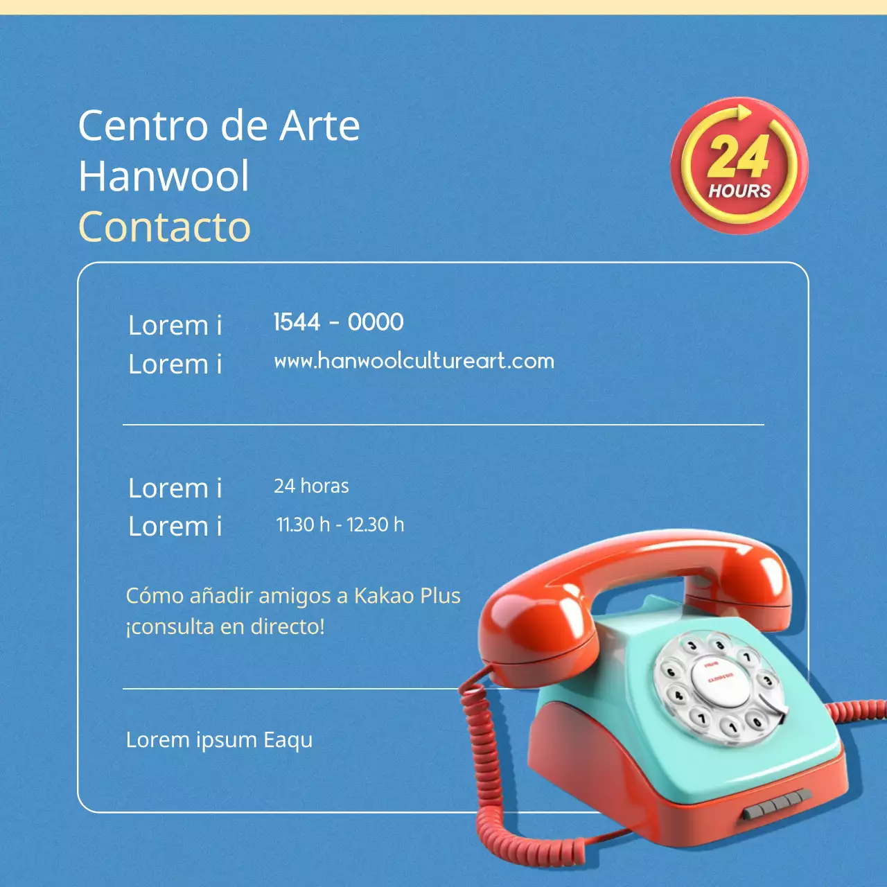 Anuncios de servicio público vintage en azul y marfil