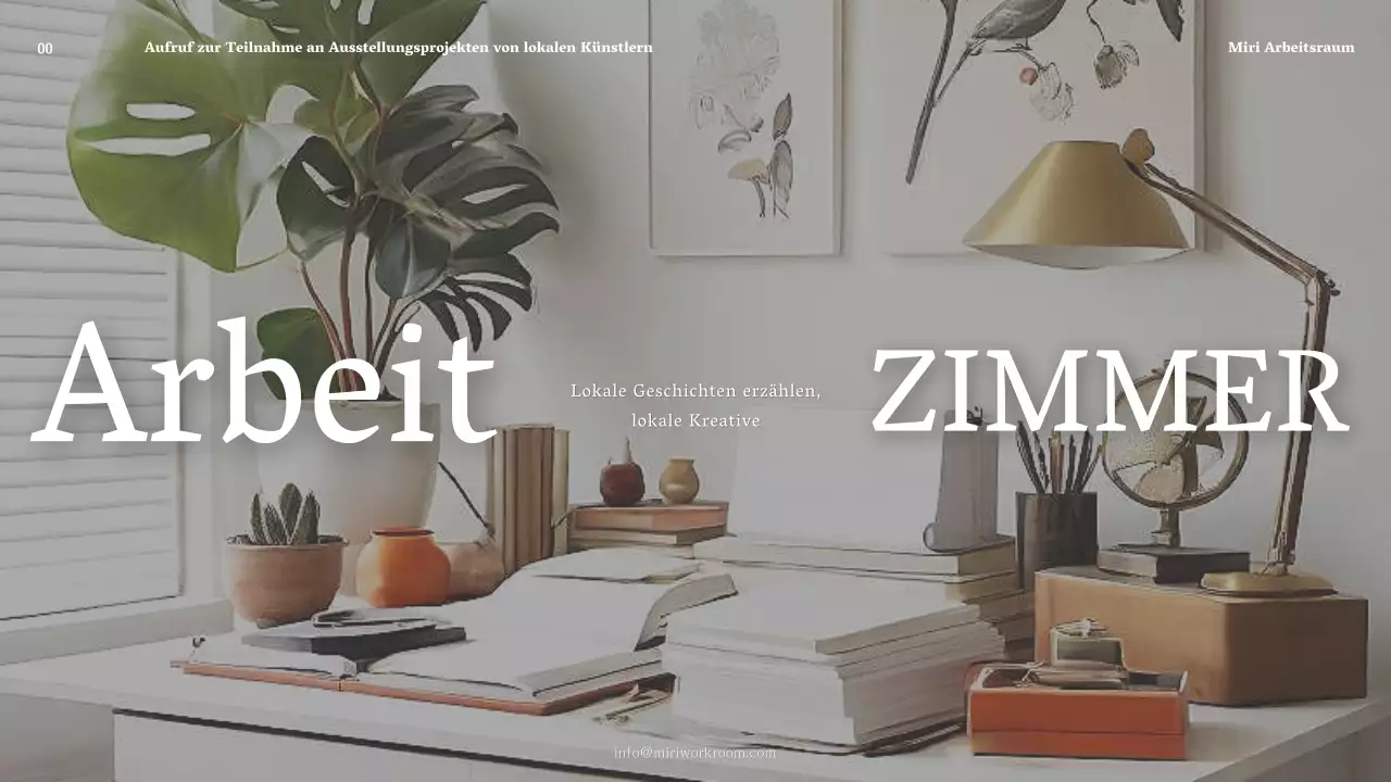 Werben Sie für Ihr Raumvermietungsgeschäft mit einem einfachen weißen Hintergrund