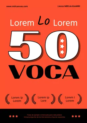 Portada de libro de palabras sencillas en inglés de la vida real en naranja y negro