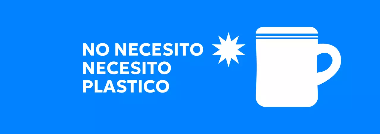 Diseño promocional con ilustraciones de tazas