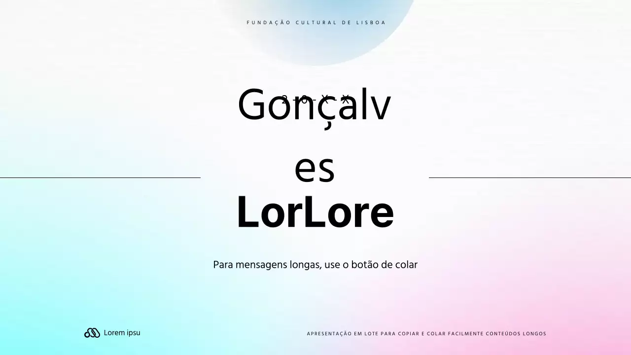 Relatórios modernos de formato longo em branco