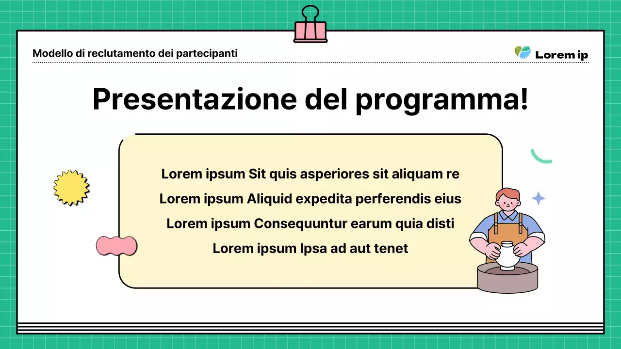 Una guida al reclutamento kitsch verde e gialla per il vostro programma