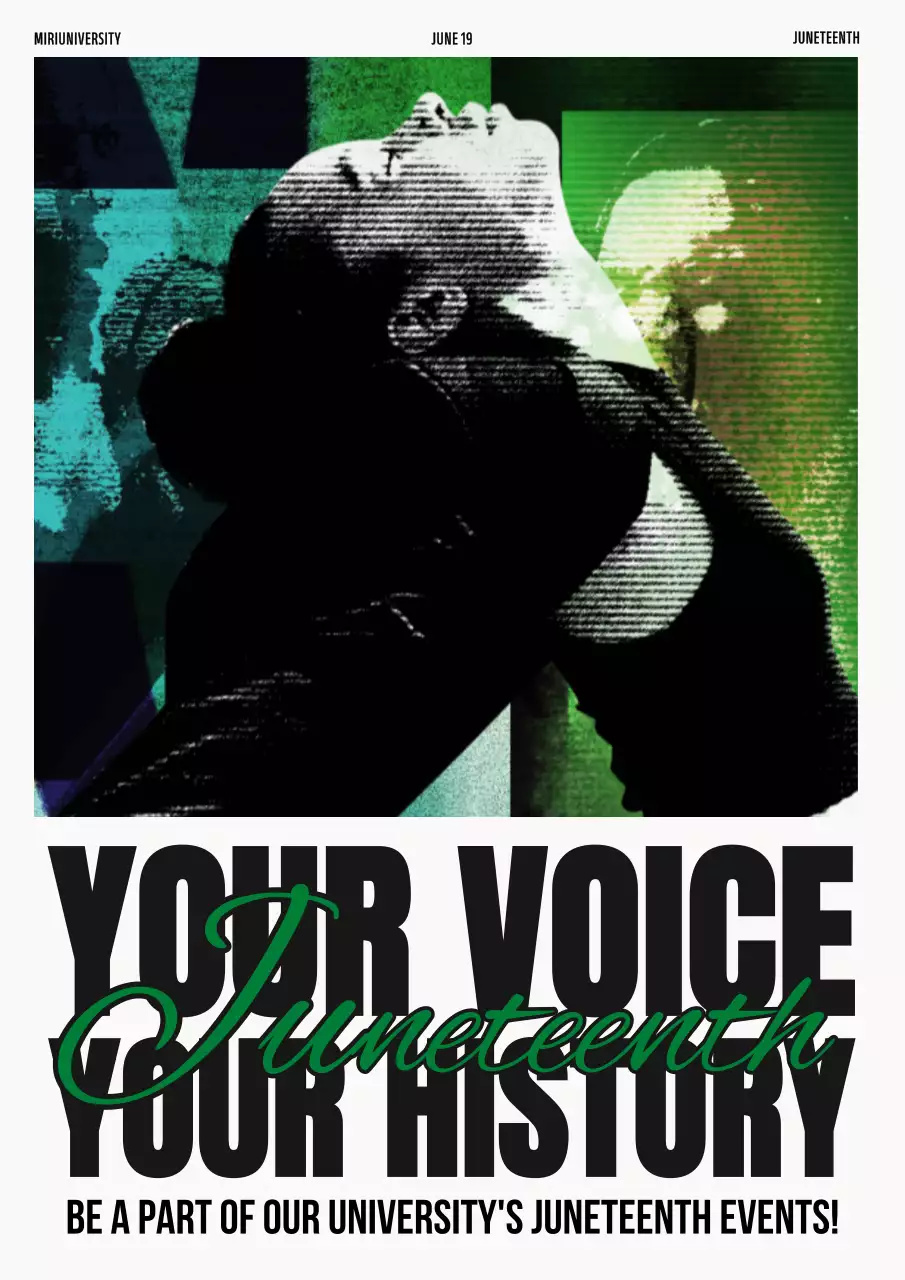 黒 モダン イベント ポスター