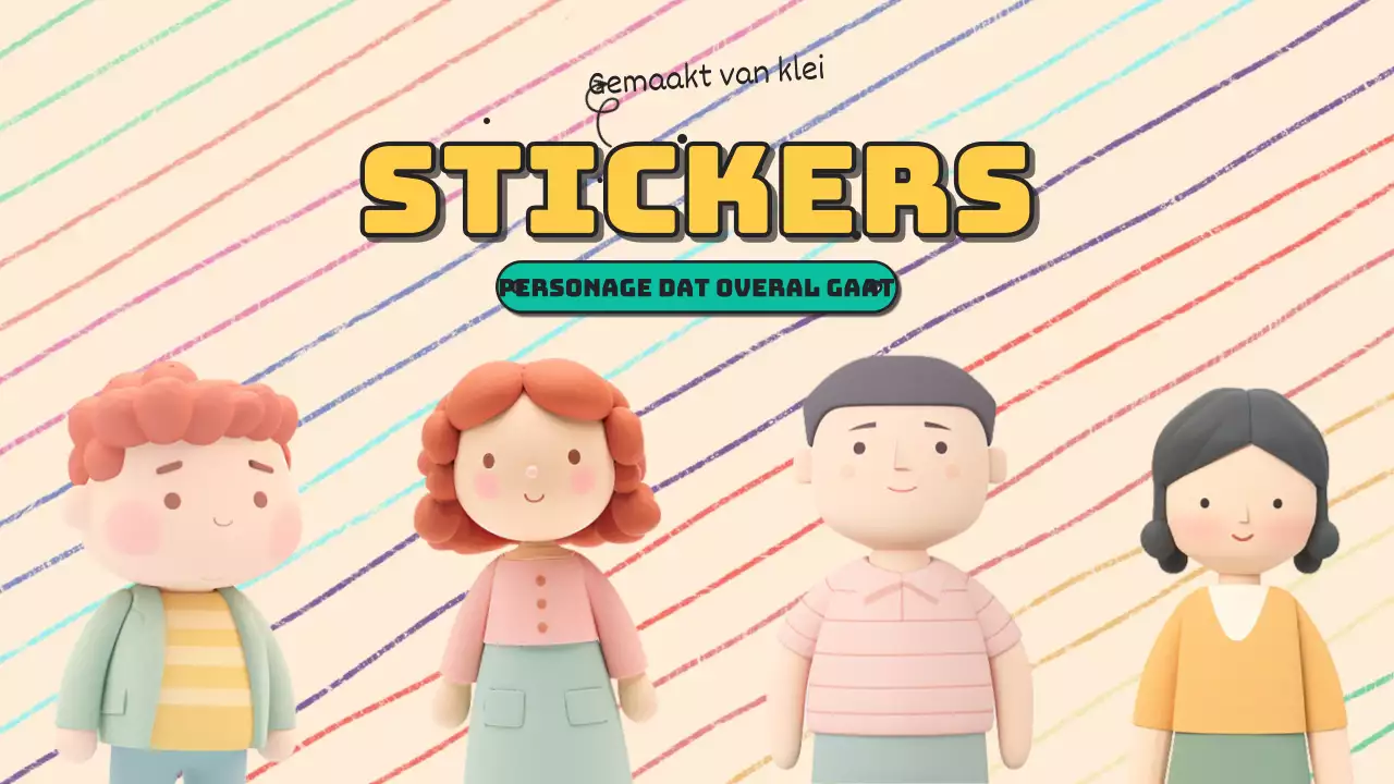 Schattige figuurtjes van klei