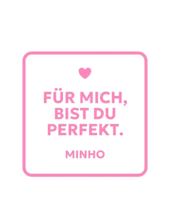 Gestaltet mit schönem Text