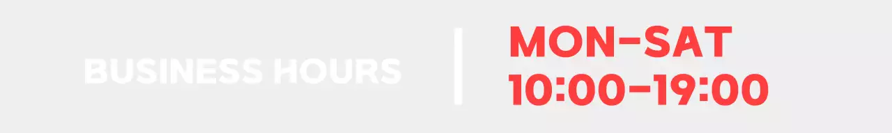 Tipografi merah putih jam operasi bersih