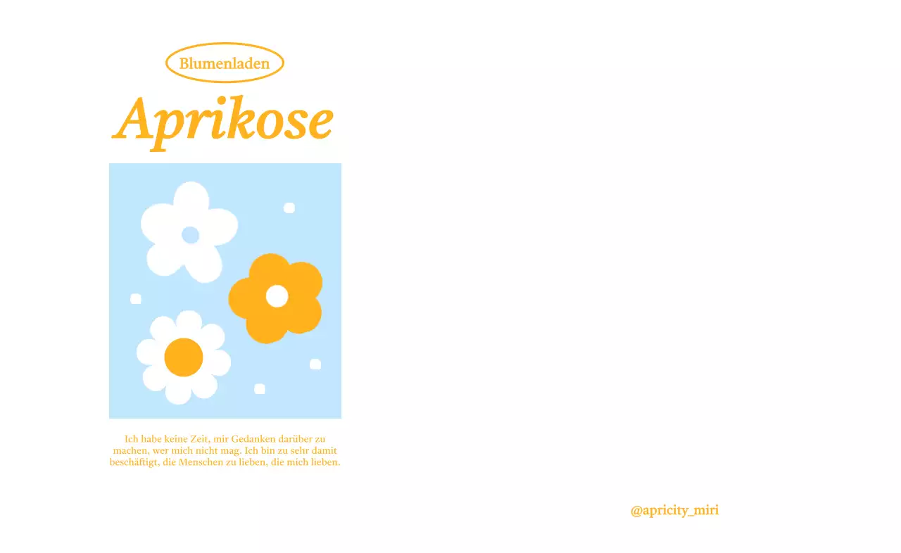 Ein hübsches Blumendesign für Ihre nächste Werbeaktion