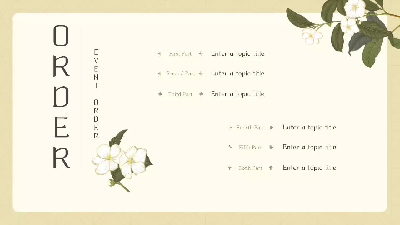 베이지색 우아한 아기 초대장 프레젠테이션