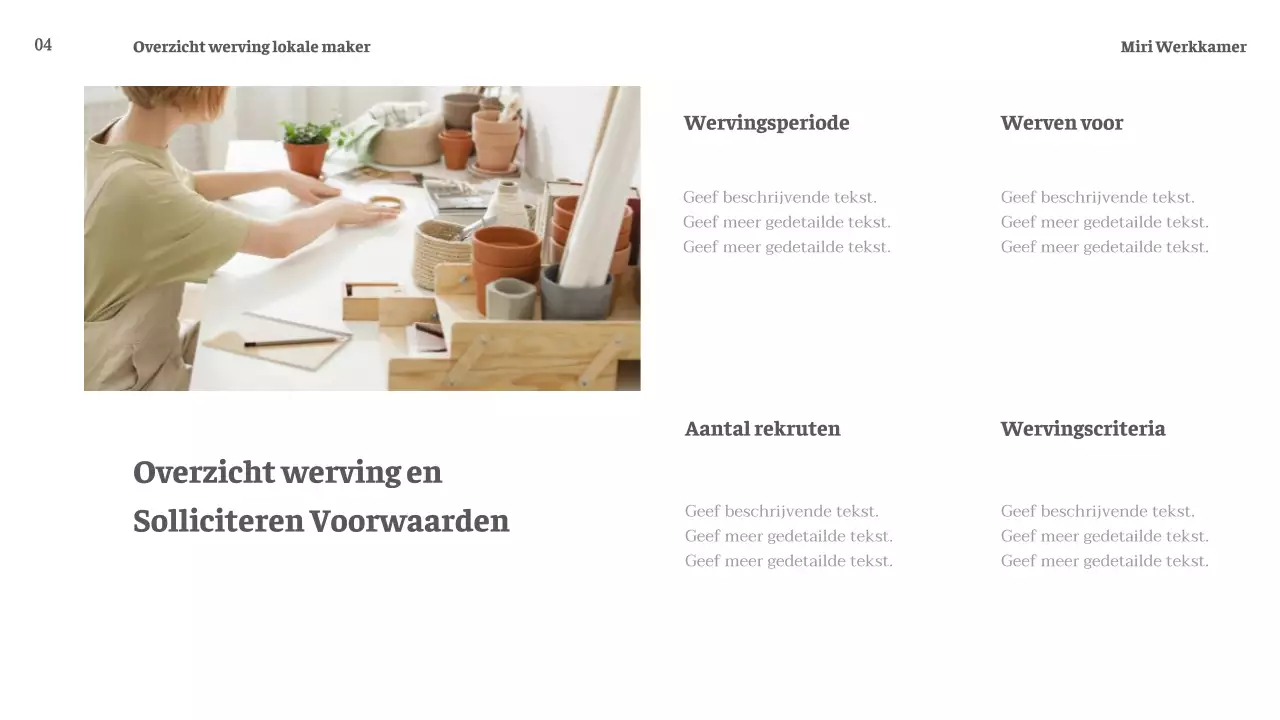 Promoot je verhuurbedrijf met een eenvoudige witte achtergrond