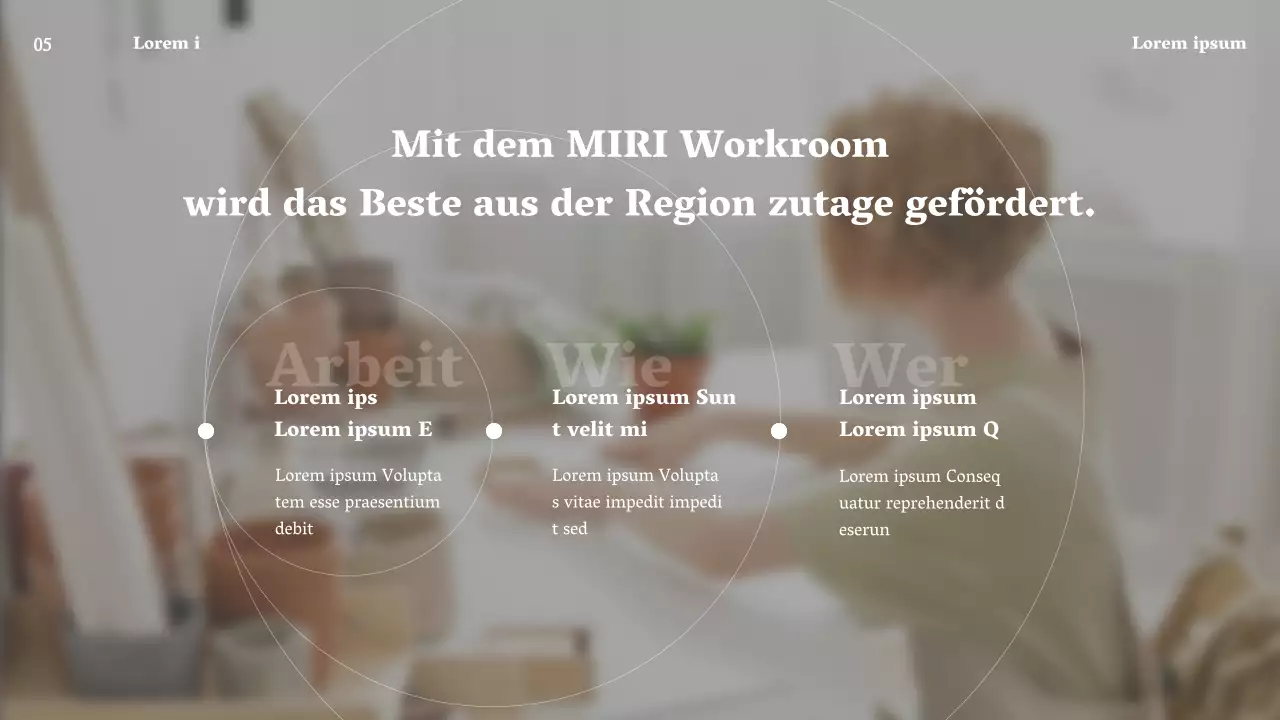Werben Sie für Ihr Raumvermietungsgeschäft mit einem einfachen weißen Hintergrund