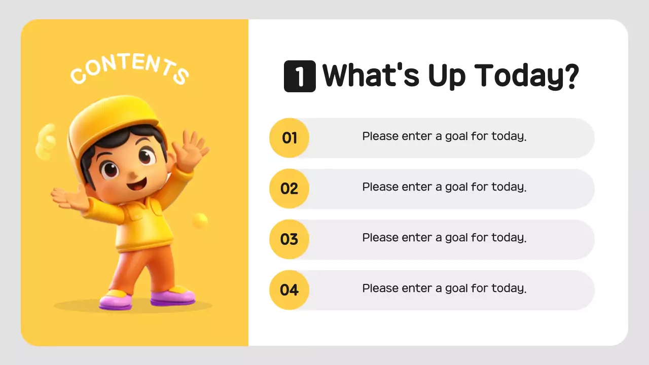 Yellow Playful Preschool Presentation