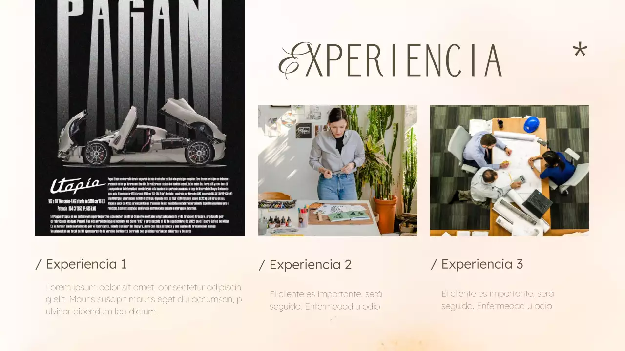 Elegante cartera de diseño creativo en beige y caqui