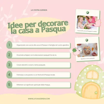 Verde Beige Classico Guida all'arredamento di Pasqua