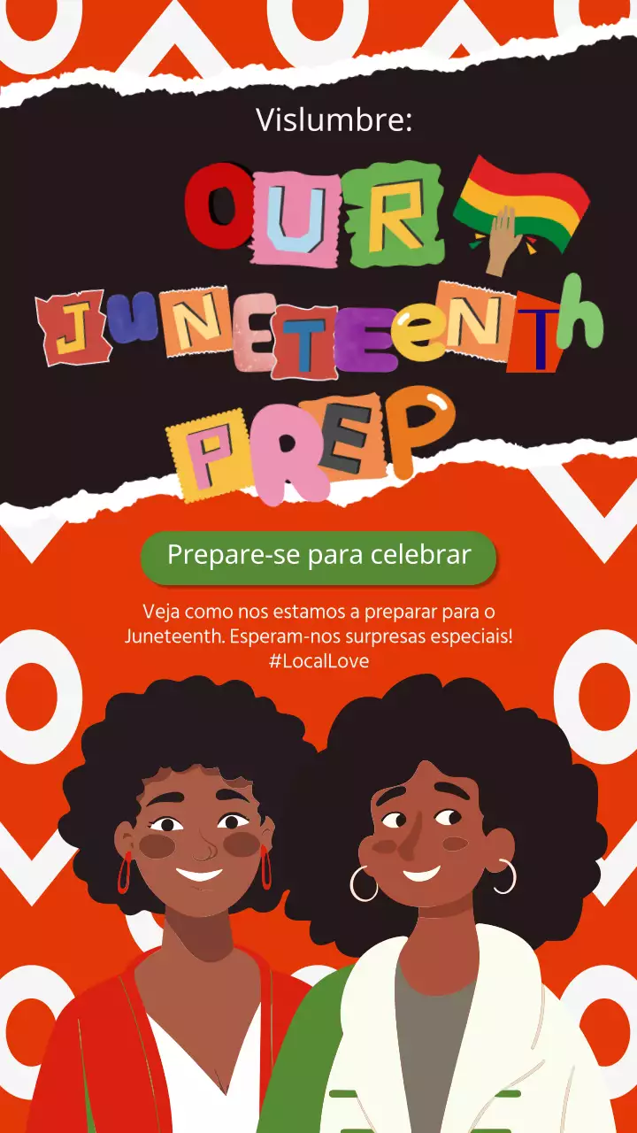 O décimo sexto anúncio surpresa vermelho e preto kitsch da estação