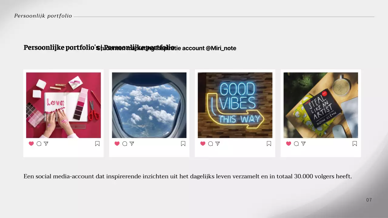 Een eenvoudige, grijze sollicitatiebrief