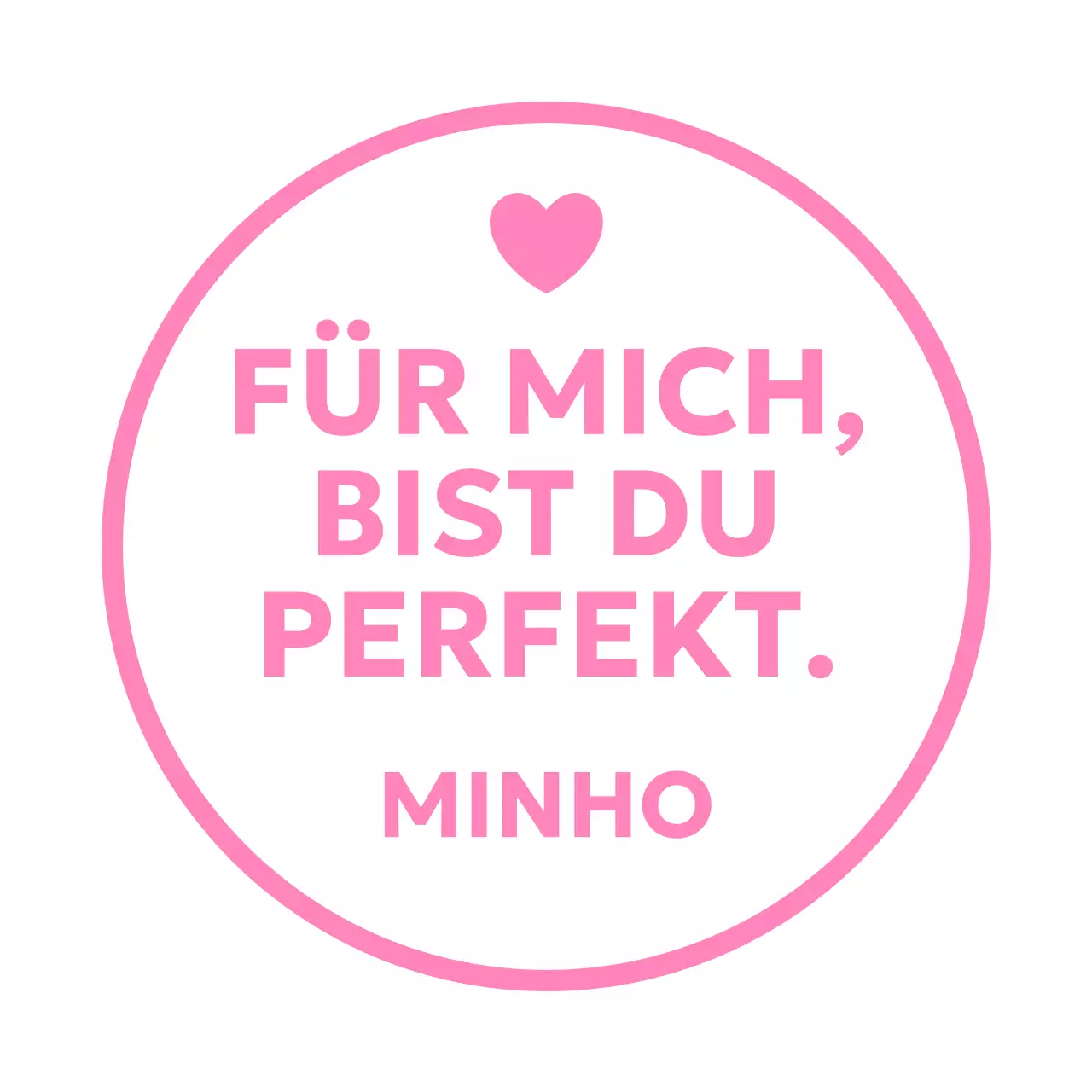 Gestaltet mit schönem Text