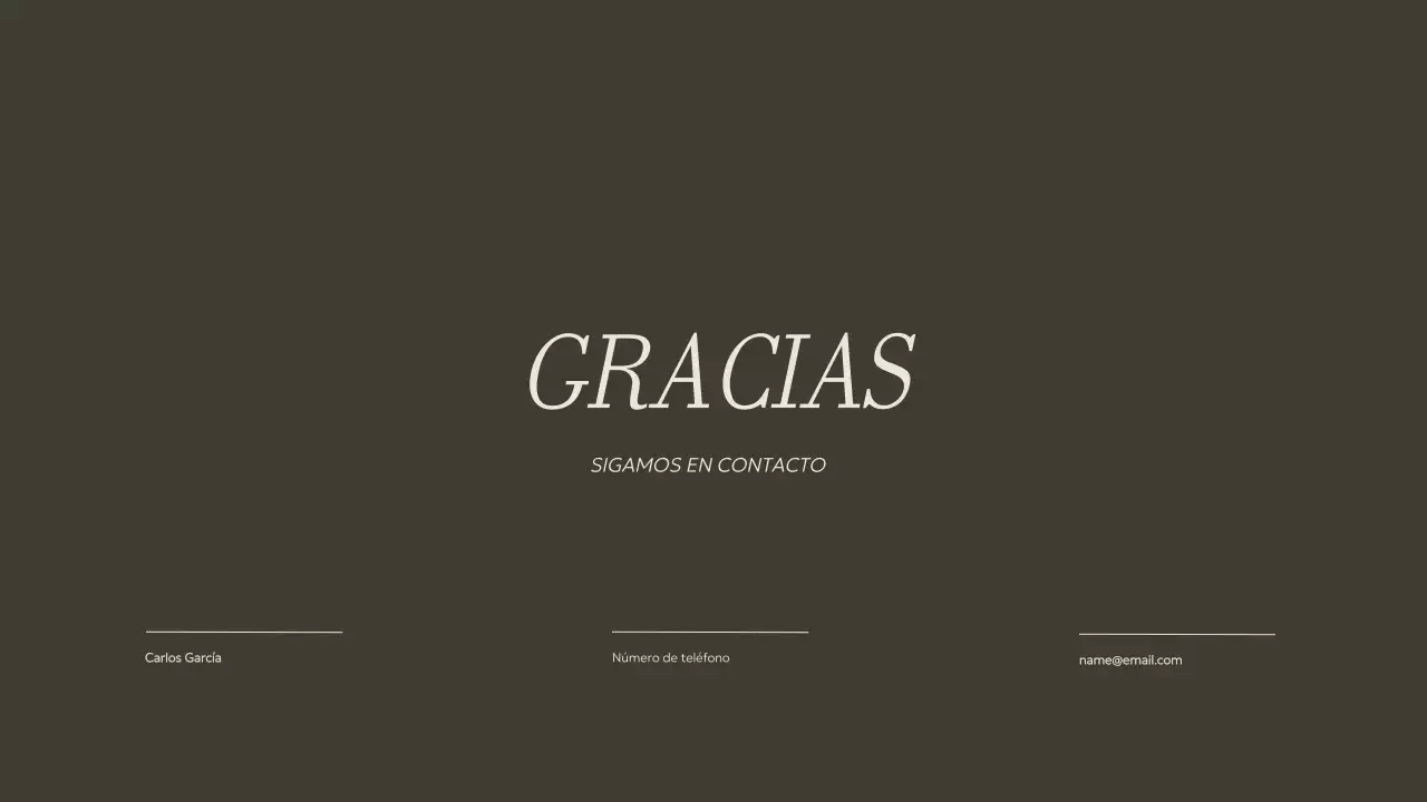 Material de cartera creativa minimalista en beige y caqui