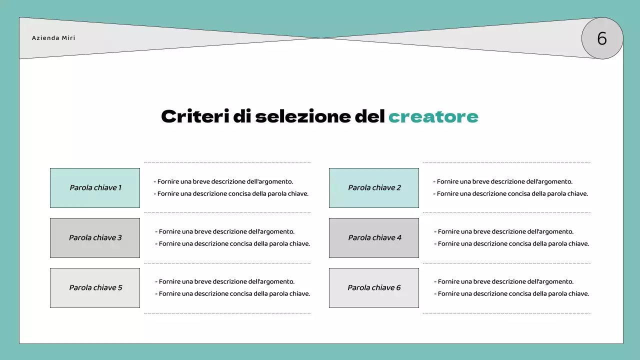 Guida all'affitto di uno spazio semplice nei colori menta e grigio