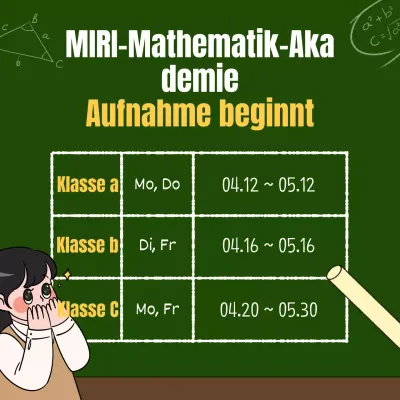 Förderung eines minimalistischen Schullehrplans mit grünem Hintergrund