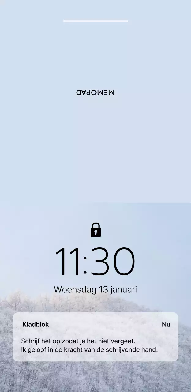 Een meldingsconcept voor mobiele telefoons ontwerpen