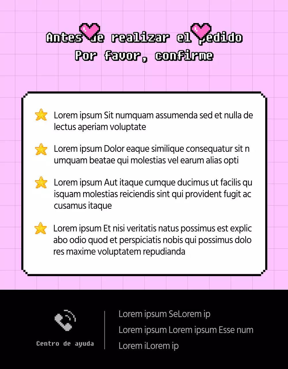 Promoción de empleo en el extranjero en morado y rosa