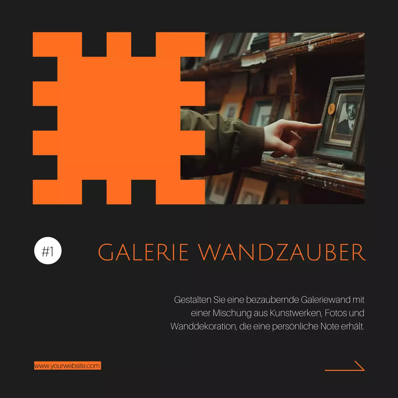 Schwarz Orange Elegantes Heimdekor Ideen Leitfaden