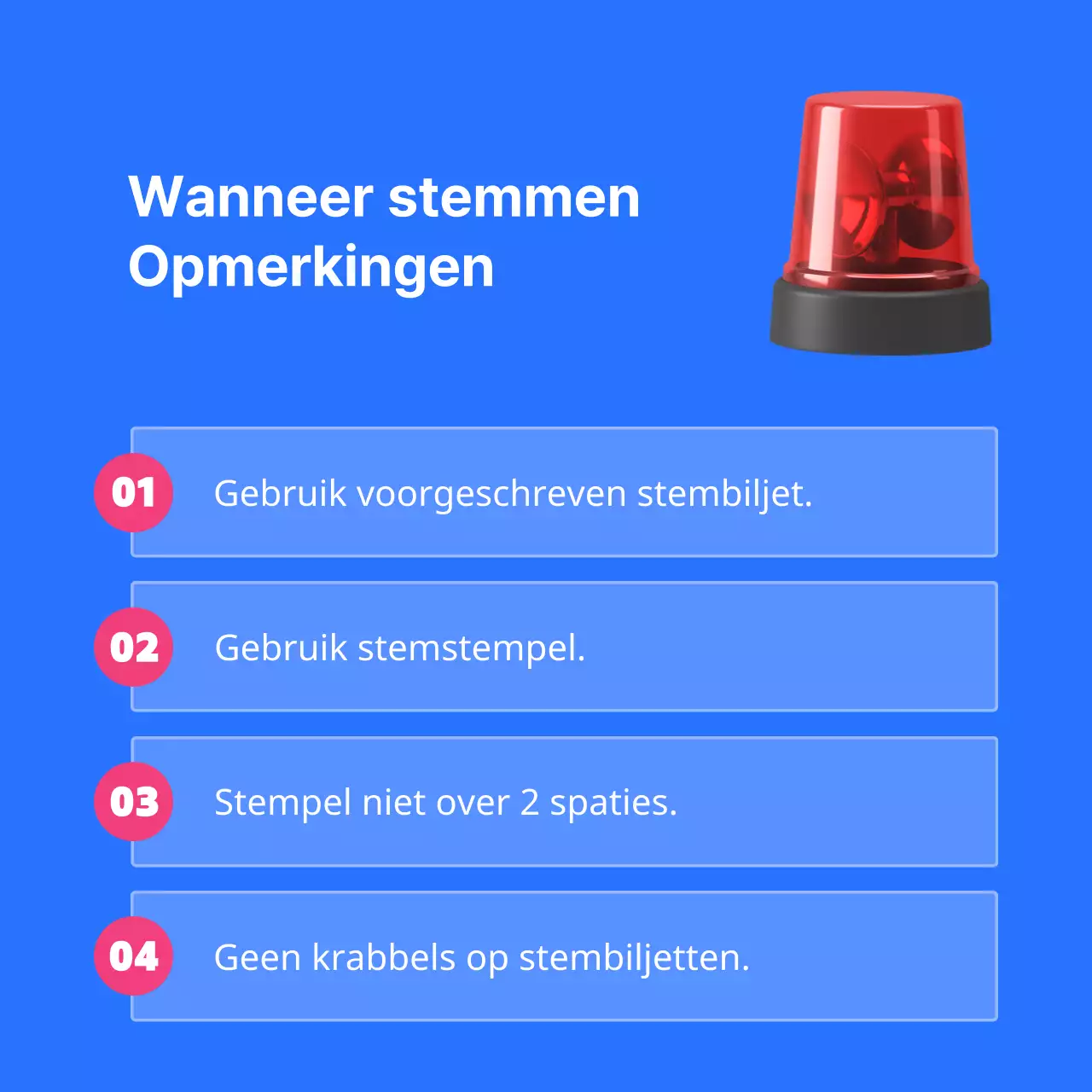 Wat je moet weten over de blauw-witte verkiezing