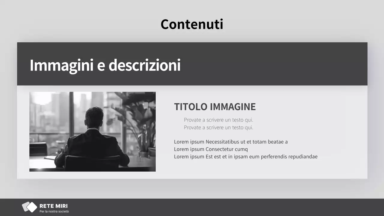 Rapporti semplici, grigi e bianchi per le ONG