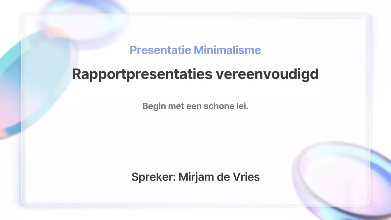 Eenvoudige, blauw-witte, korte, inhoudsloze rapporten