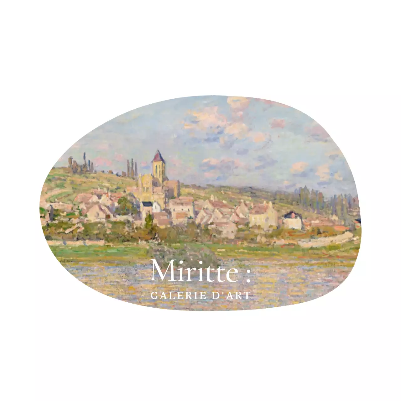 Souvenirs de musée avec un concept de chef-d'œuvre de luxe