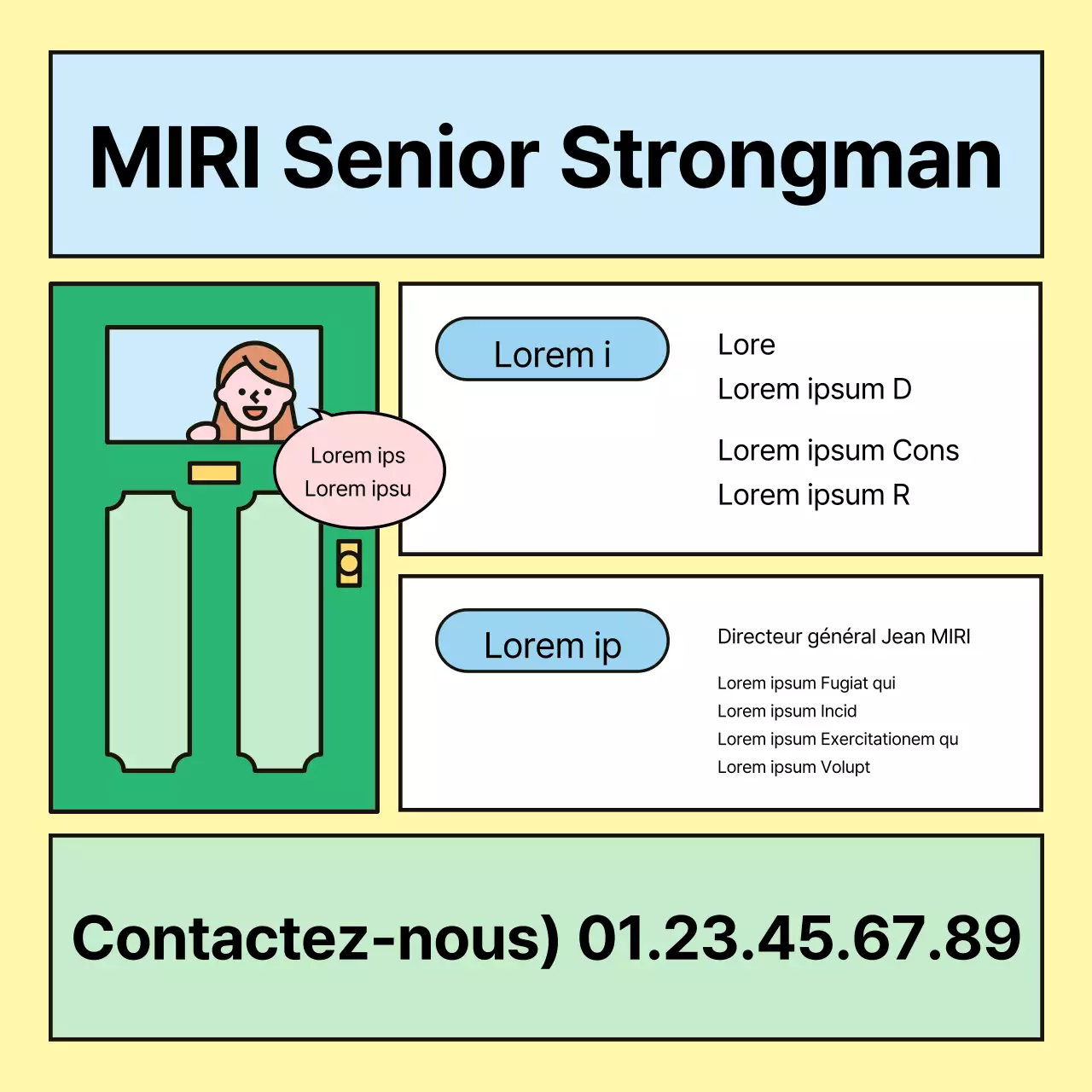 Un guide des soins de santé pour les seniors en jaune et rose au printemps