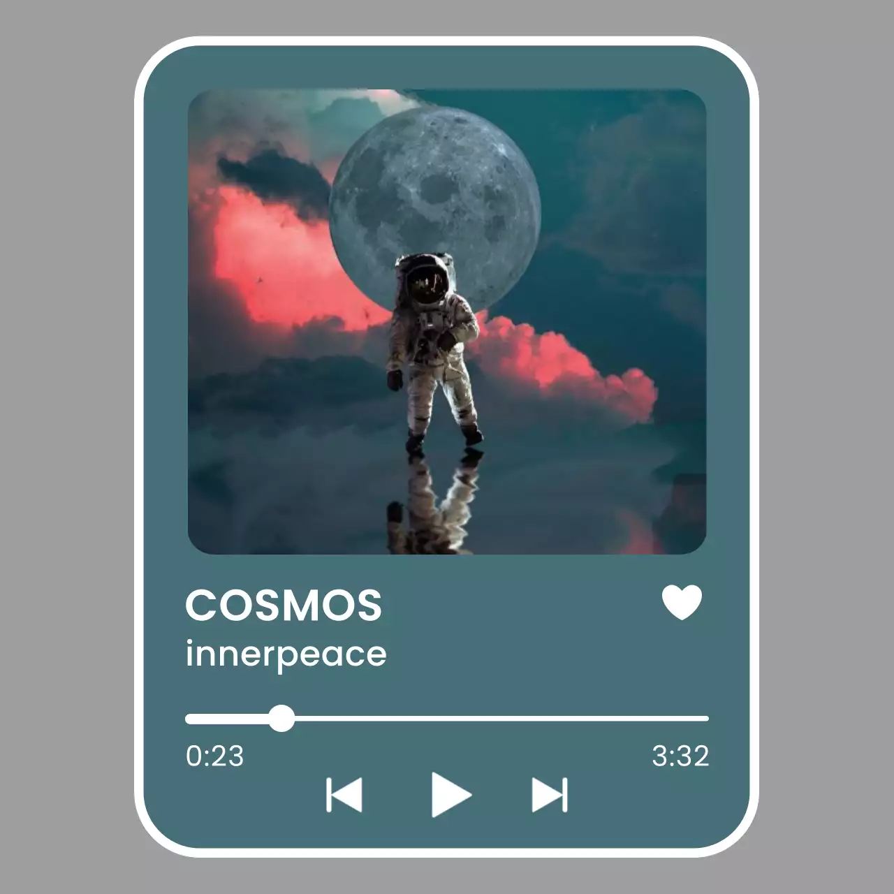 Design music player-style wording